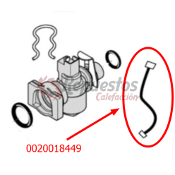 Câble capteur débit sanitaire 0020018449 ( COMPATIBLE)