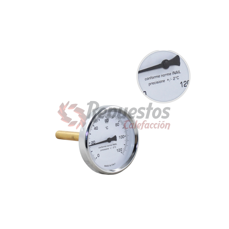 TERMOMETRO TBPM80 Â 80  0 / 120ÂºC  100 MM