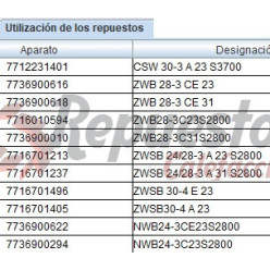 ELECTRODOS JUNKERS CERAPUR ZWB 8718107087 8737600795