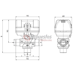 VMR 25 E SPDT CR 220-240V 1 "MMM MUT