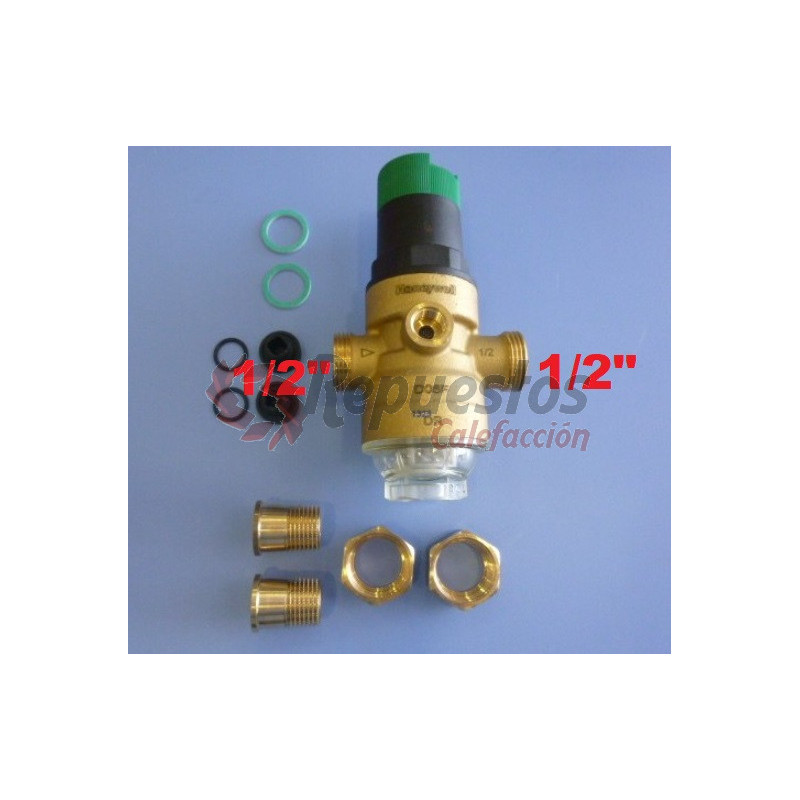 Valvola Di Regolazione Pressione Acqua G3/4 Pollici Con Manometro - Per Irrigazione Giardino E Serra