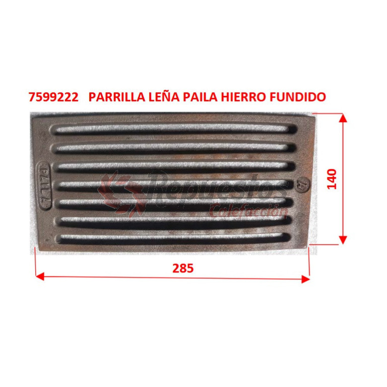 PARRILLA PARA PAILA HIERRO FUNDIDO