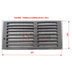 PARRILLA HORNILLOS BI Y TB-6