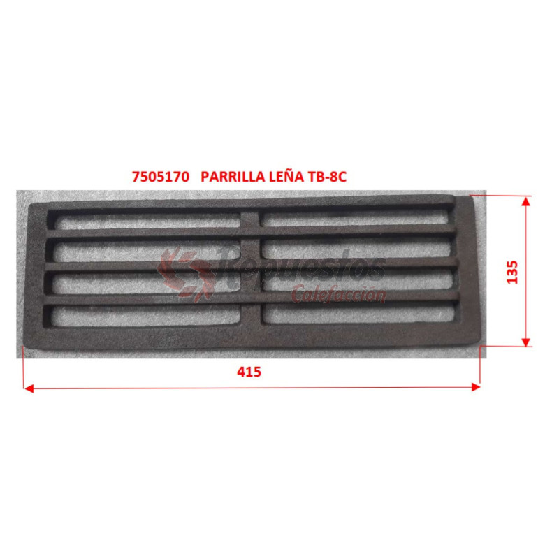 JUEGO PARRILLA LEÑA TB-8C