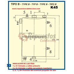 PERMUTADOR K45 MUT xxxx 848/03 H20-H20