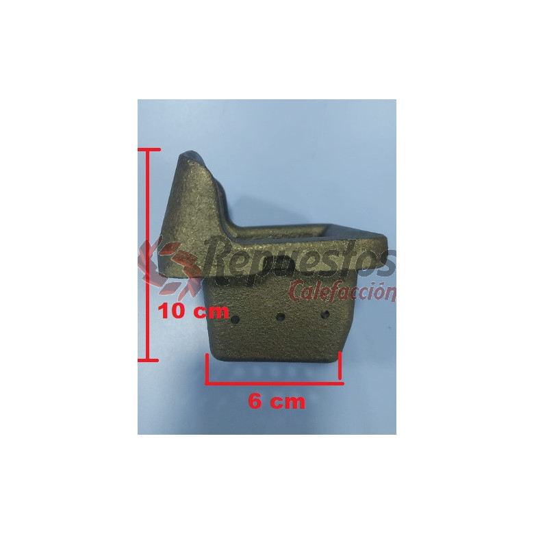 Cestello Brucia Pellet In Ghisa 7mm Per Stufe Moretti Design – Ricambio Alto 123mm, Bocca 119x82mm
