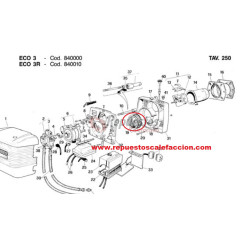 TURBINA MOTOR ECO 3  10.7X4.3