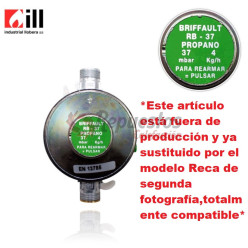 REGULADOR ABONADO 37mbar. PROPANO BRIFFAULT ( NUEVO RECA)