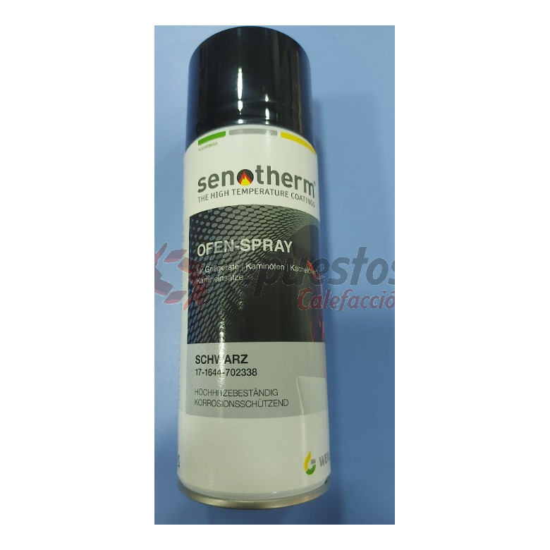 PINTURA ANTICALÓRICA NEGRO MATE ( SPRAY 400 ML)