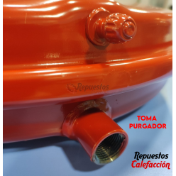 VASO DE EXPANSION JUNKERS CON TOMA PURGADOR 8705407001