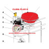 VALVULA 3 VIAS  DOMUSA CLIMAPLUS ( DESVIADORA) Toma superior enchufe