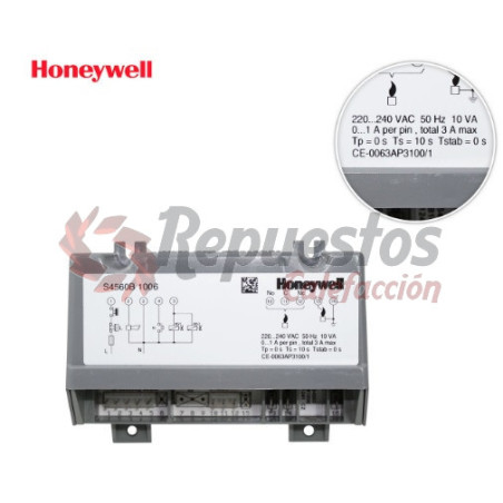 CAJA CONTROL LLAMA HONEYWELL -S 4560 B 1006 TV1,5s TS10/1s