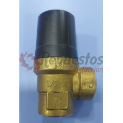 VÁLVULA DE SEGURIDAD CALEFACCIÓN LASIAN H-H 1/2" 3 KG ( ROSCA HEMBRA)