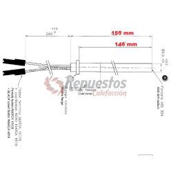 BOUGIE POUR ALLUMER POÊLES À PELLETS ECOFOREST 250 W