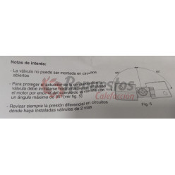 VALVULA ZONA 3 VIAS MUNDOCONTROL 1/2"  V3R-15 MICRO AUXILIAR CO13260